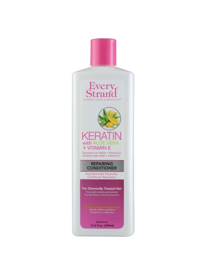Keratin With Aloe Vera And Vitamin E Repairing Conditioner 399ml